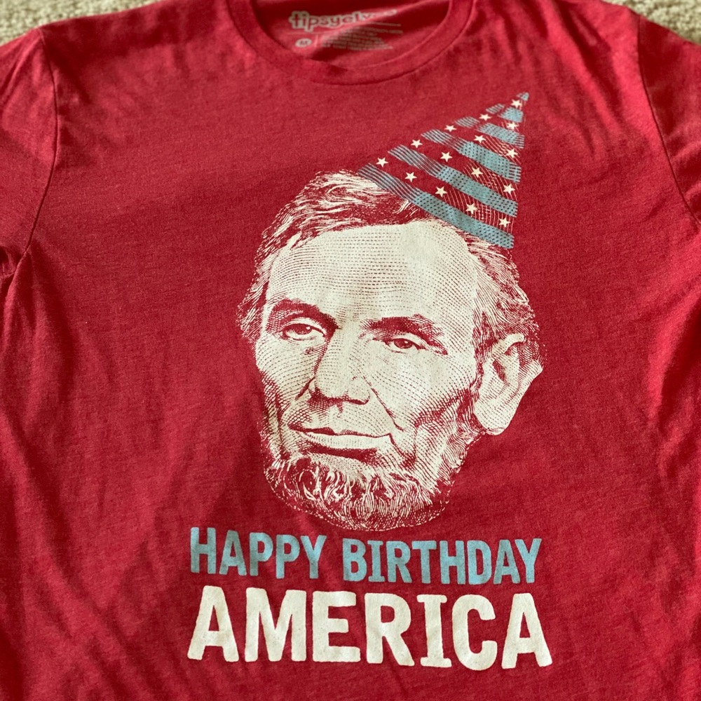 Men’s patriotic short sleeve shirt